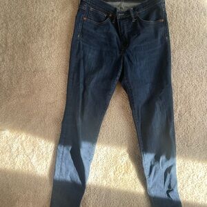 Dark blue skiing Jean